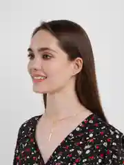 Золотой цепочка на шею с подвеской