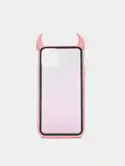 Розовый чехол для iPhone 11 Pro, с рожками, 6 цветов