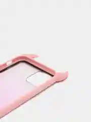 Розовый чехол для iPhone 11 Pro, с рожками, 6 цветов