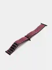 Багровый нейлоновый ремешок на липучке для Apple Watch