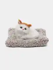Желтый подарочный набор/кошечка с гирляндами/