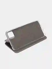 Серебряный чехол-книжка Samsung Galaxy A22s / A22 5G, Самсунг Галакси А22с / А22 5G