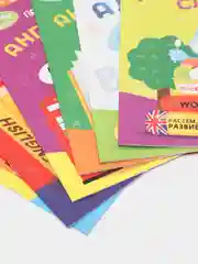 Набор обучающих книг Английский язык в папке 6 книг