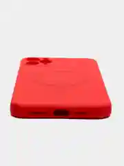 Алый чехол Soft Touch silicone case с магнитом MagSafe для iPhone 11, 11Pro, 11Pro Max