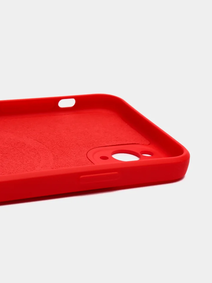 Алый чехол Soft Touch silicone case с магнитом MagSafe для iPhone 11, 11Pro, 11Pro Max