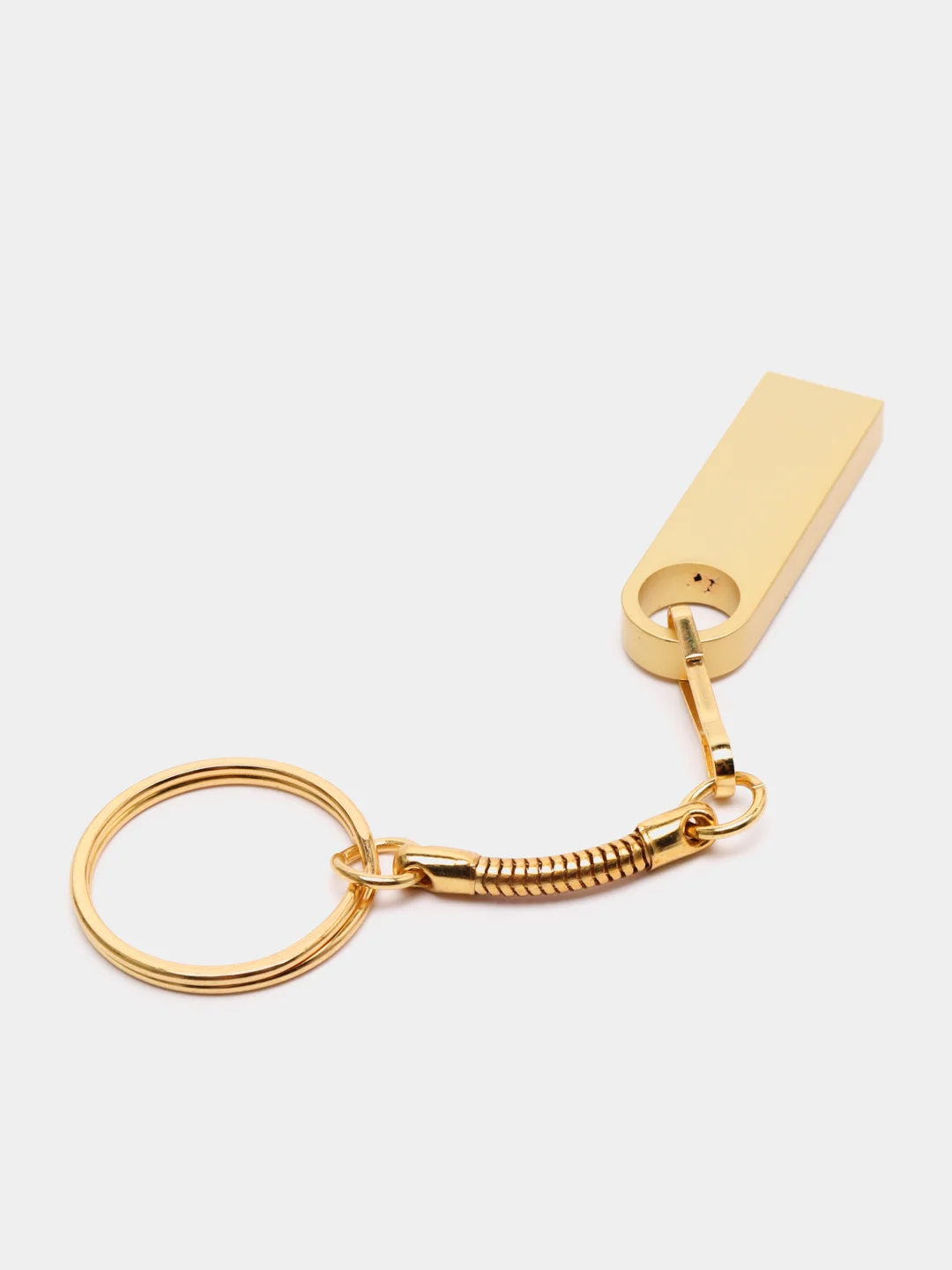 Золотой металлическая флешка USB