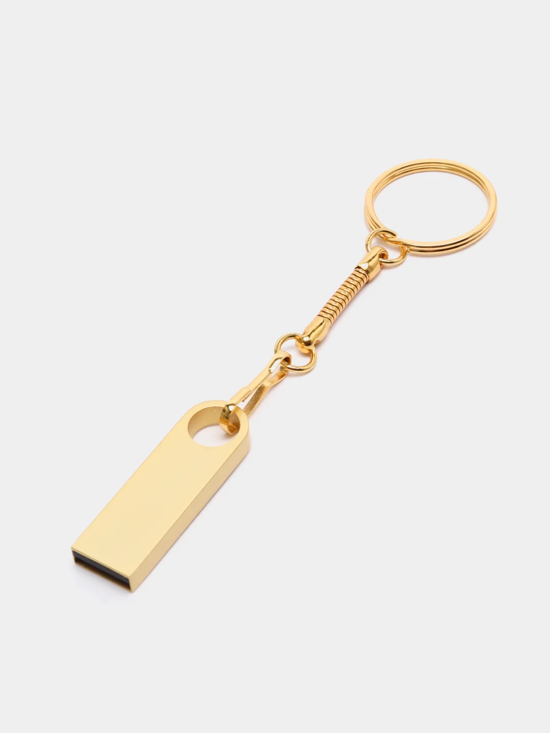 Золотой металлическая флешка USB