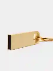 Золотой металлическая флешка USB