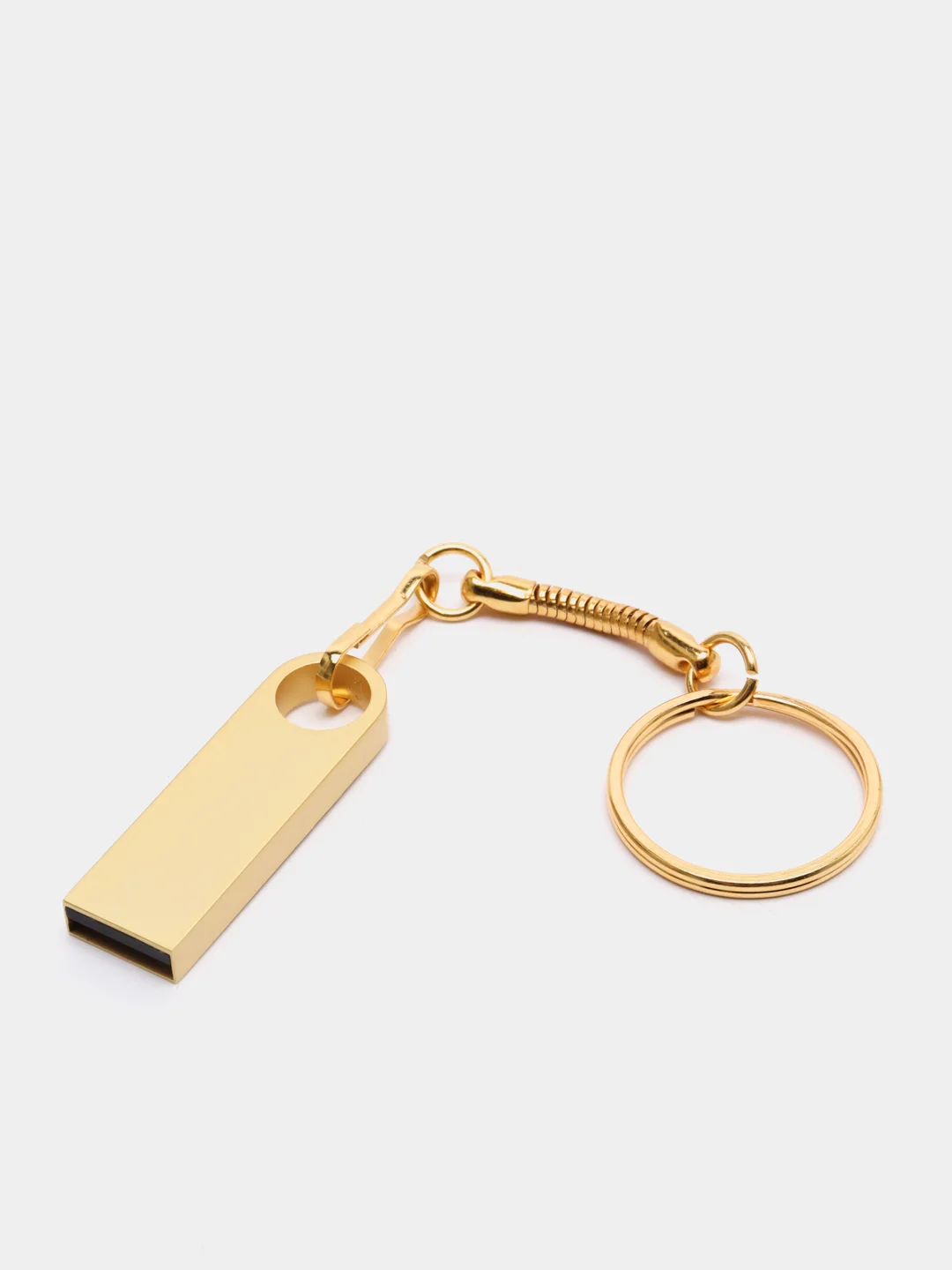 Золотой металлическая флешка USB