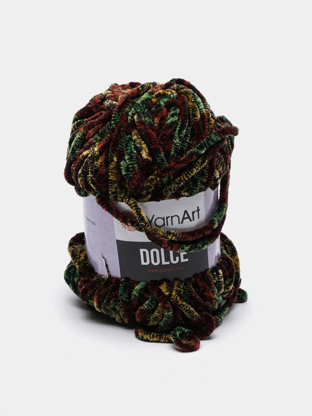 Тёмно-бордовый пряжа плюшевая YarnArt Dolce