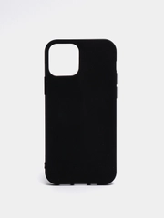 Чёрный матовый чехол iPhone 12 Mini Pro Max, iPhone 13 Mini Pro Max, 14 Pro Plus Max