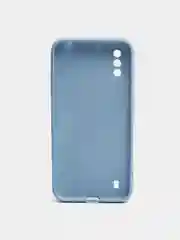 Небесно-голубой чехол Samsung Galaxy A01 / M01, Галакси А01 / М01 чехол силиконовый рифленый