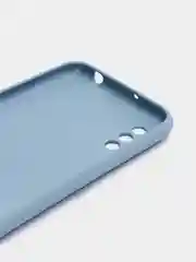 Небесно-голубой чехол Samsung Galaxy A01 / M01, Галакси А01 / М01 чехол силиконовый рифленый