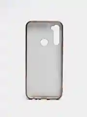 Бежевый чехол Xiaomi Redmi Note 8T цветной, силиконовый, с глянцевой рамкой (Редми Нот 8Т)