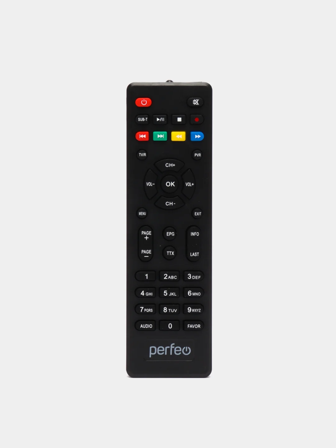 Perfeo DVB-T2/C приставка "Stream" для цифрового TV, Wi-Fi, IPTV, HDMI, 2 USB, пульт