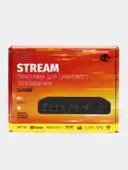 Perfeo DVB-T2/C приставка "Stream" для цифрового TV, Wi-Fi, IPTV, HDMI, 2 USB, пульт