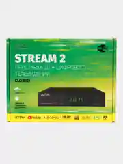 Perfeo DVB-T2/C приставка "STREAM-2" для цифр.TV, Wi-Fi, IPTV, HDMI, 2 USB, пульт ДУ