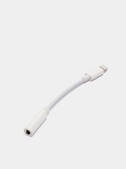 Переходник lightning aux для наушников iPhone, 3.5 мм mini jack
