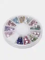 Бирюзовый декор для маникюра педикюра / Стразы