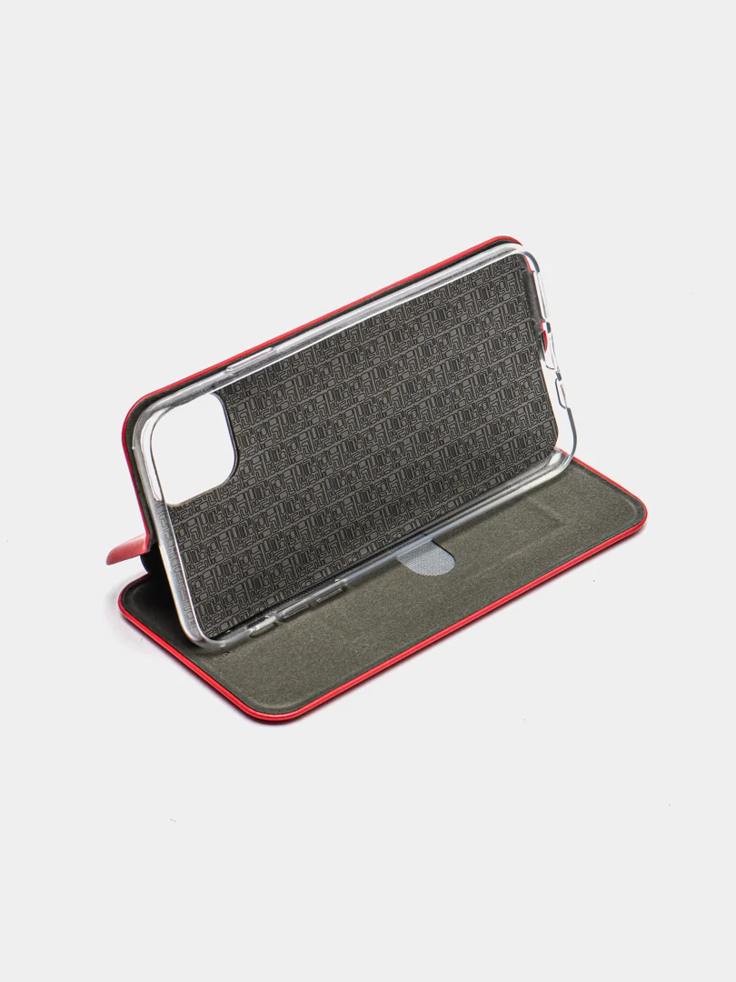 Красный чехол - книжка для iPhone 11 / iPhone 11 Pro / iPhone 11 Pro Max, магнитный