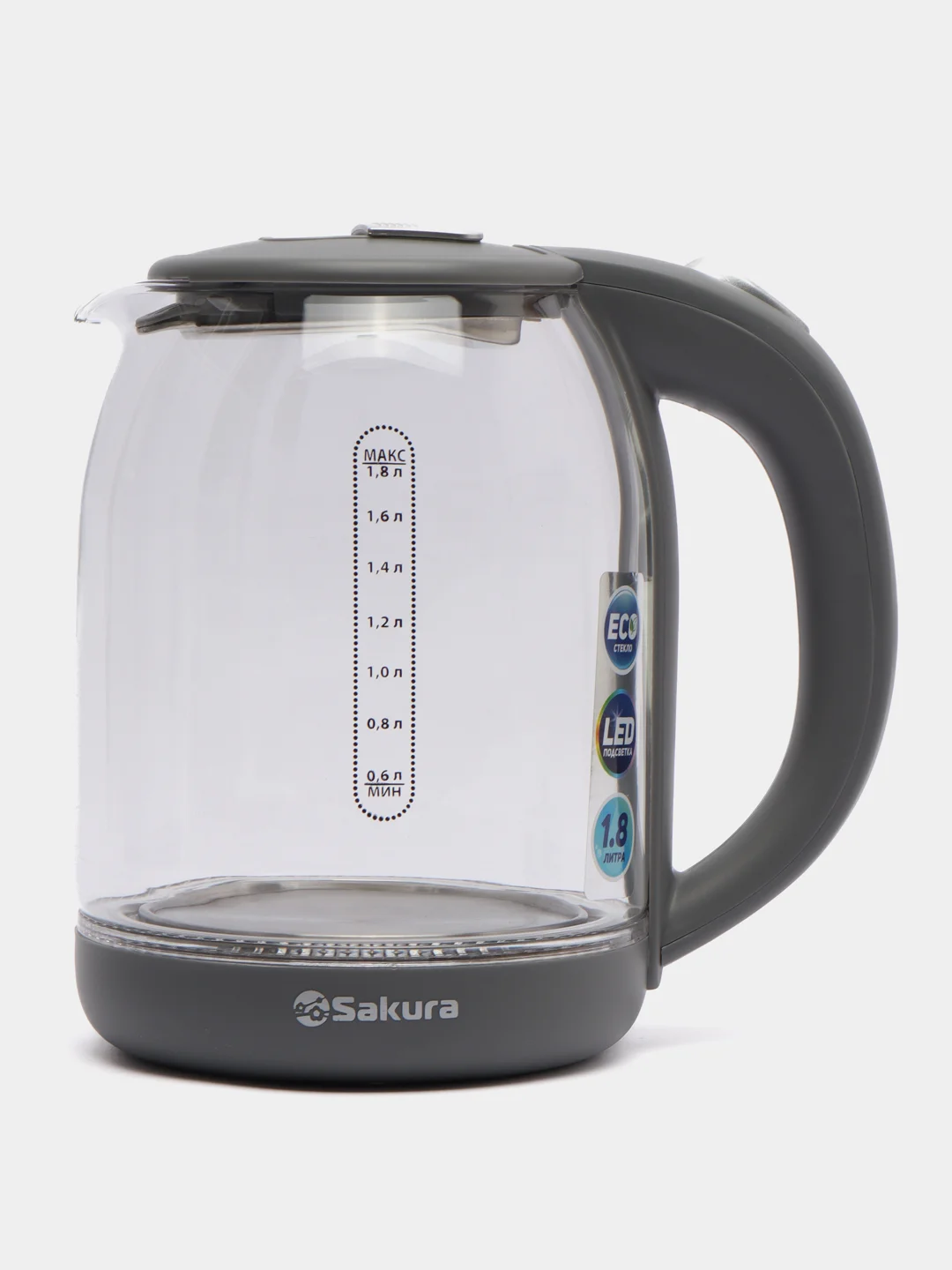 Хром чайник электрический Sakura SA-2709G PROMO, 1,8 л