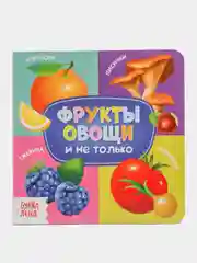 Желтый книга картонная для самых маленьких "Знакомство с окружающим миром"