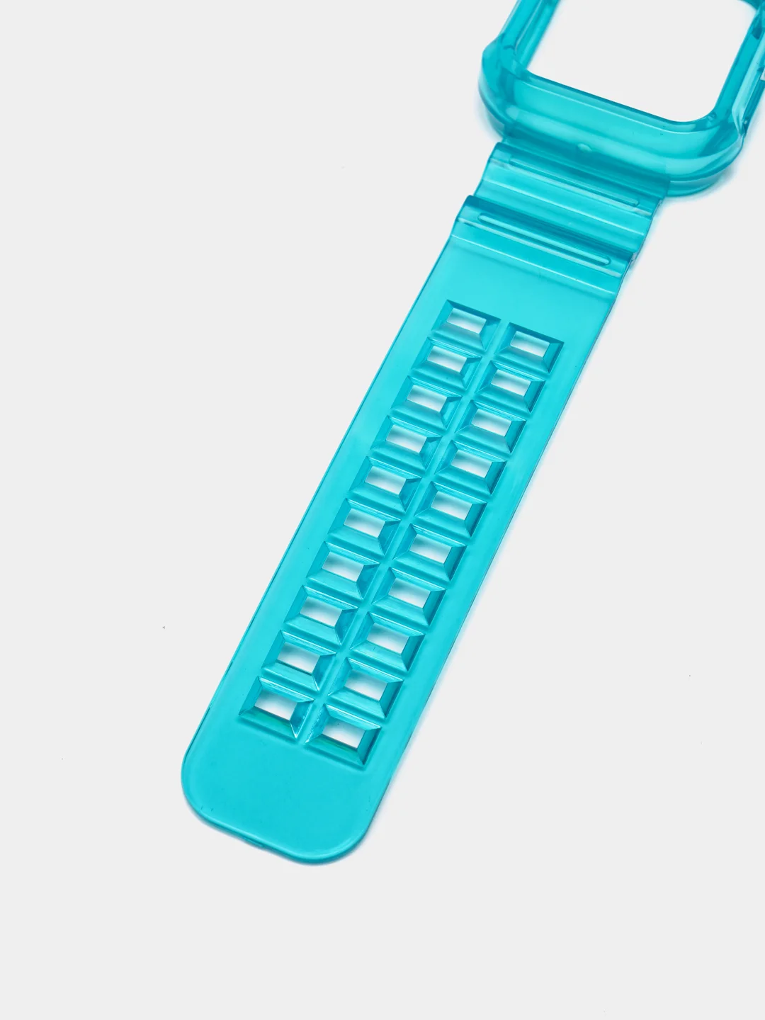 Морской ремешок для Apple Watch 38 / 40 / 41 / 42 / 44 / 45 / 49 мм браслет силиконовый прозрачный
