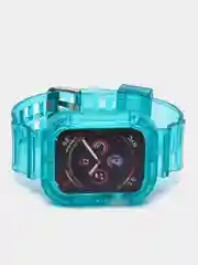 Морской ремешок для Apple Watch 38 / 40 / 41 / 42 / 44 / 45 / 49 мм браслет силиконовый прозрачный