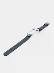 Темно-синий ремешок для Xiaomi Mi band 3, 4, 5, 6 кожаный, для фитнес браслета