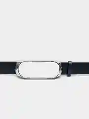 Темно-синий ремешок для Xiaomi Mi band 3, 4, 5, 6 кожаный, для фитнес браслета