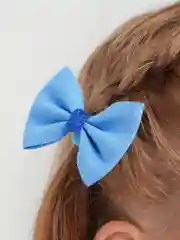 Лазурный мини-бантики для волос, резинка