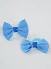 Лазурный мини-бантики для волос, резинка