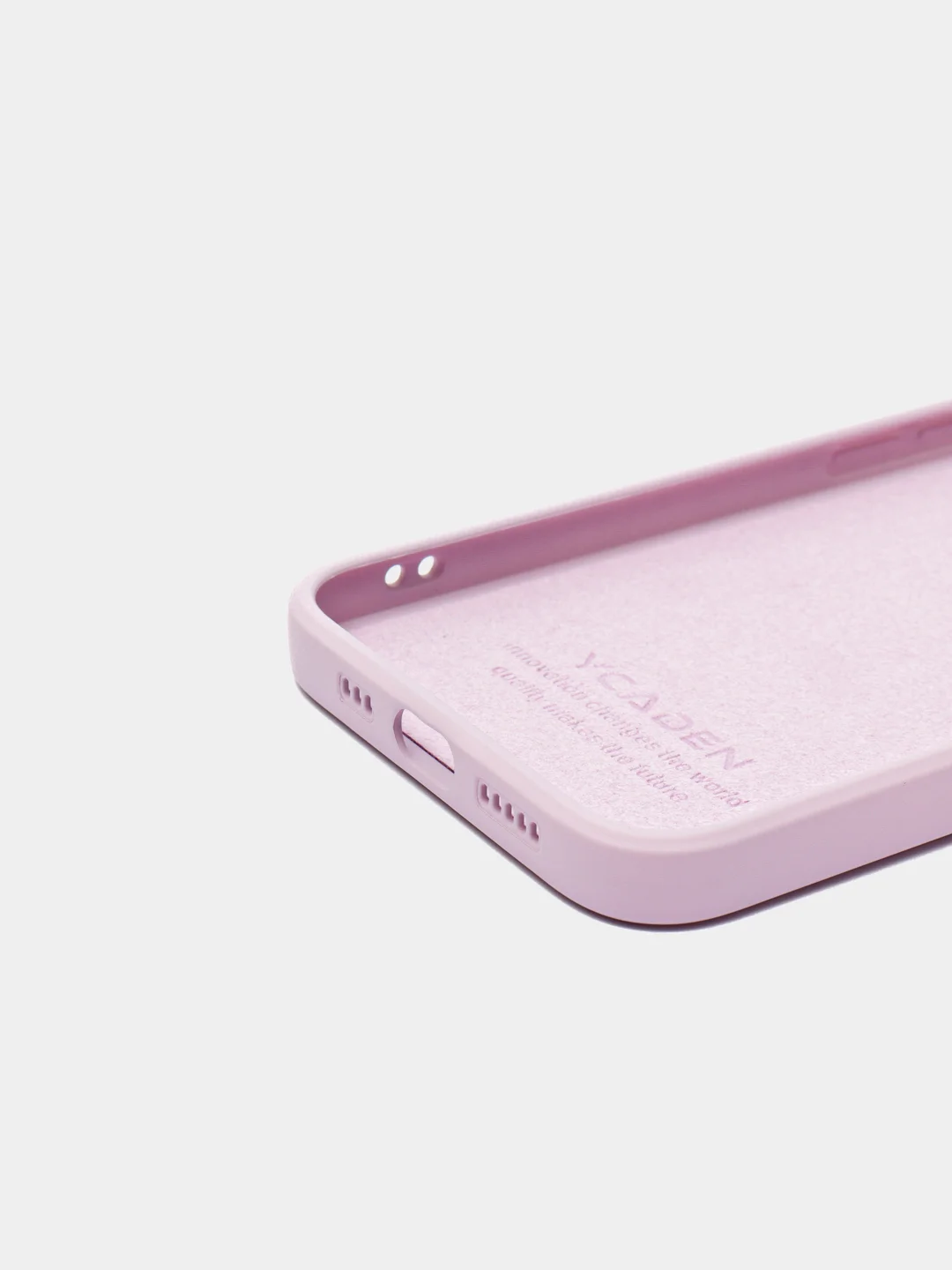 Лавандовый чехол на айфон (iPhone) 13 / 13 Pro / 13 Pro Max силиконовый про макс