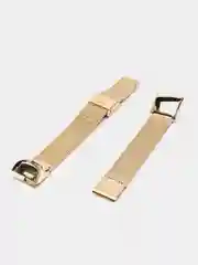 Желтый металлический ремешок для Honor Band 4 / 5 стальной фитнес браслет