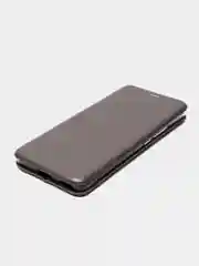 Серебряный чехол-книжка для Honor 50 / Huawei Nova 9