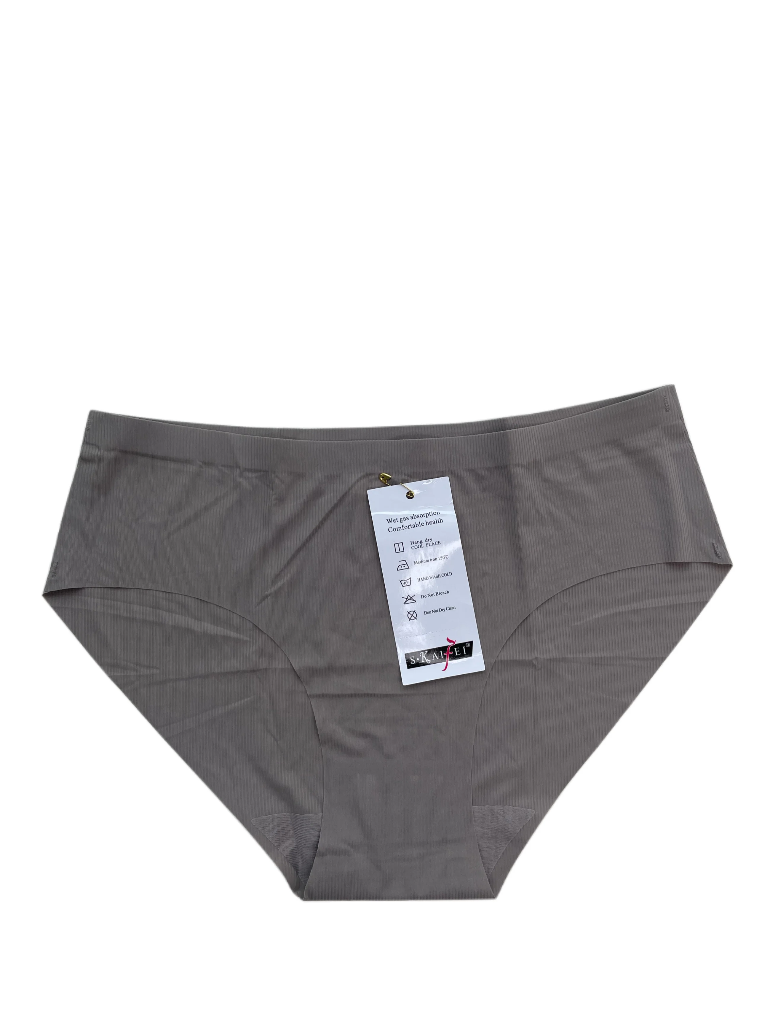 Приглушённый хаки трусы женские бесшовные, базовые размер M, L, XL