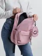 Розовый рюкзак школьный