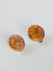 Желтый клипсы серьги детские для девочек