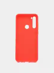 Красный чехол для  Xiaomi Redmi Note 8T силиконовый матовый однотонный