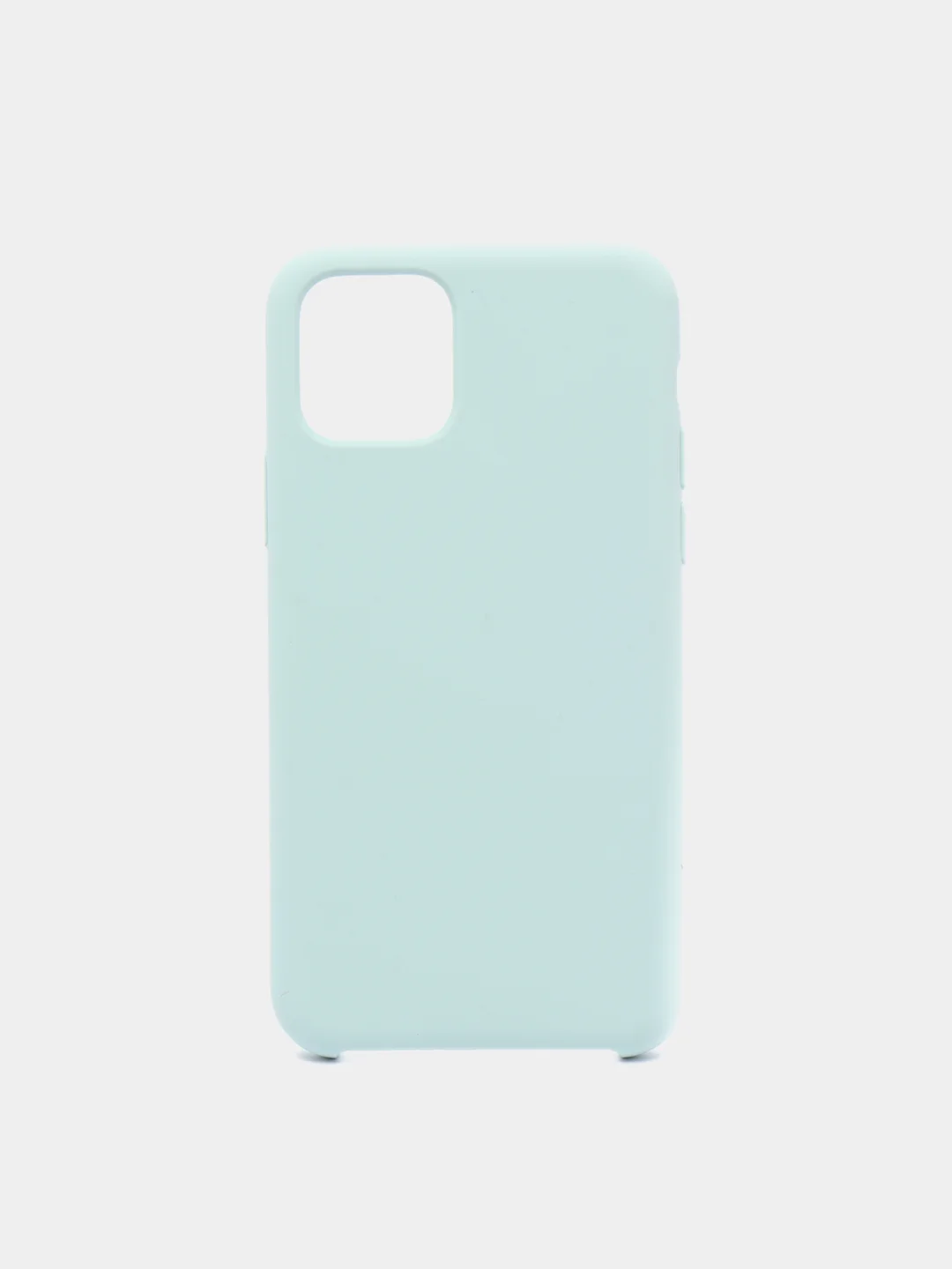 Бирюзовый чехол для iPhone 12, 11, 7, 8, Pro, Max, Plus силиконовый айфон