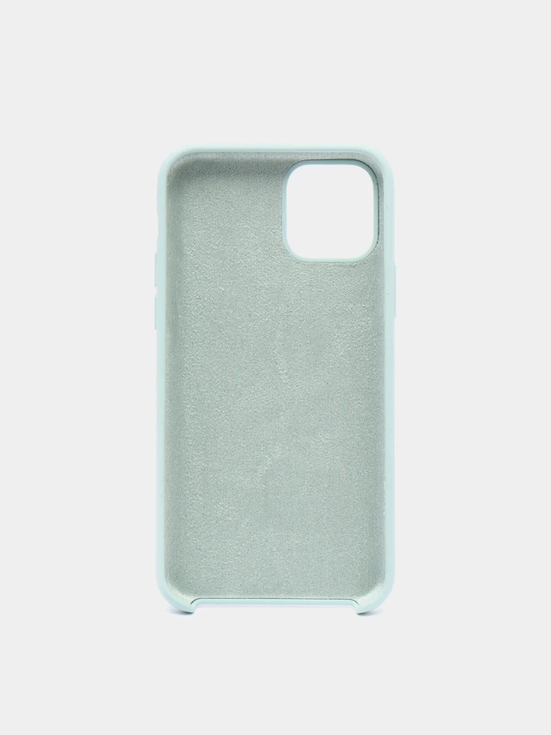 Бирюзовый чехол для iPhone 12, 11, 7, 8, Pro, Max, Plus силиконовый айфон