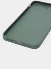Зеленый чехол силиконовый со стеклянной панелью для iPhone 7 Plus / iPhone 8 Plus