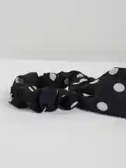 Черный резинка для волос с платком