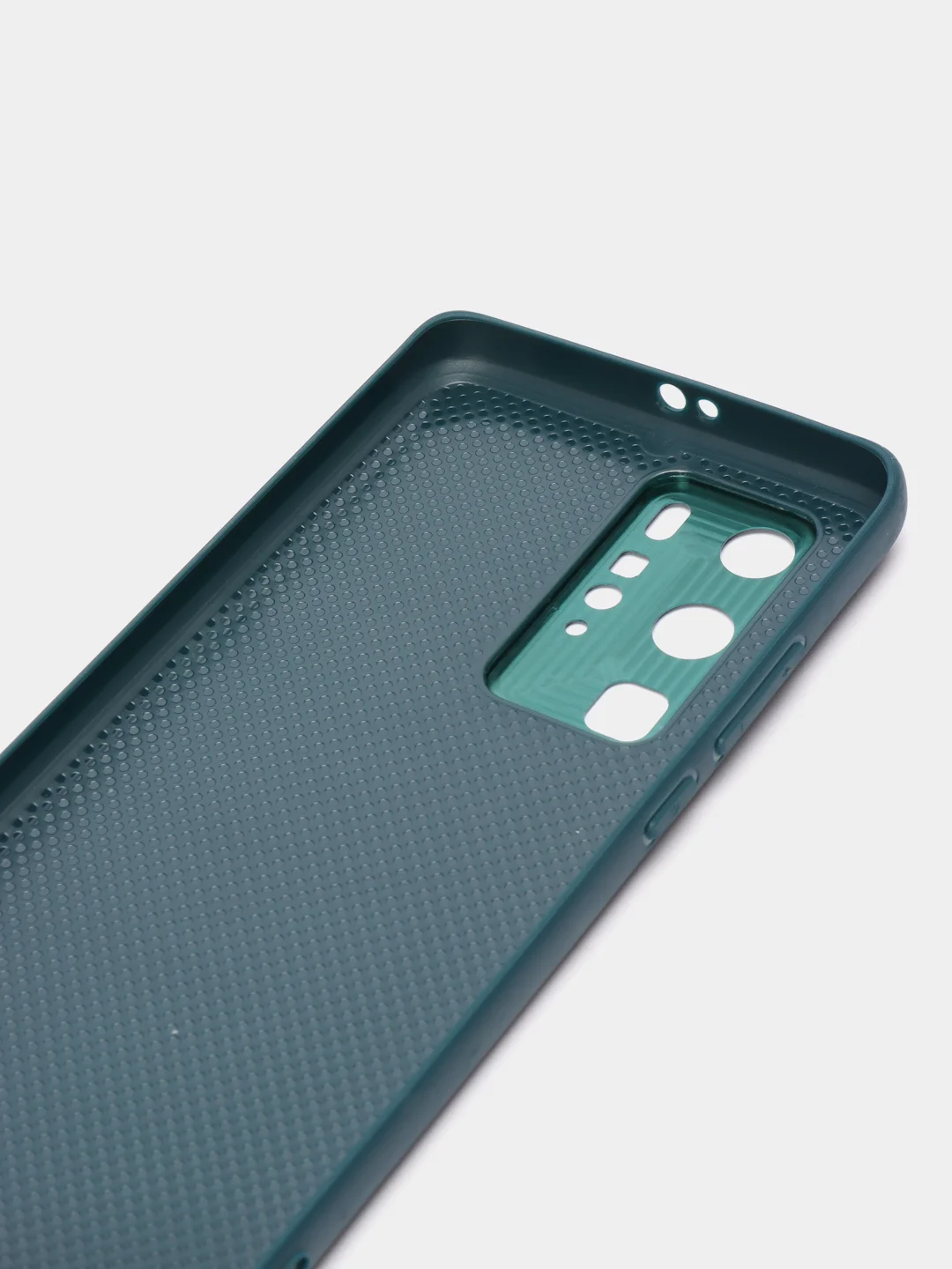 Зеленый чехол на Huawei P40 Pro из эко кожи, mobios