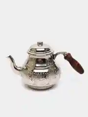 Серебряный турецкий чайник ручной работы из меди