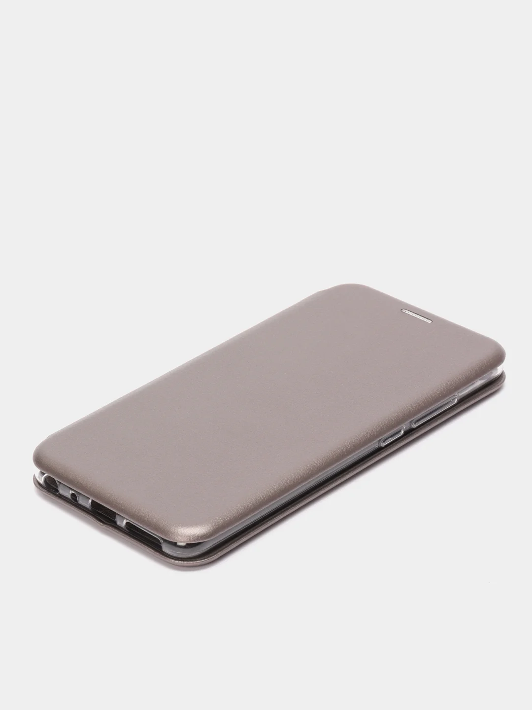 Серебряный чехол книжка на Xiaomi Redmi Note 5 / Note 5 Pro, Сяоми Редми Нот 5 / Нот 5 Про