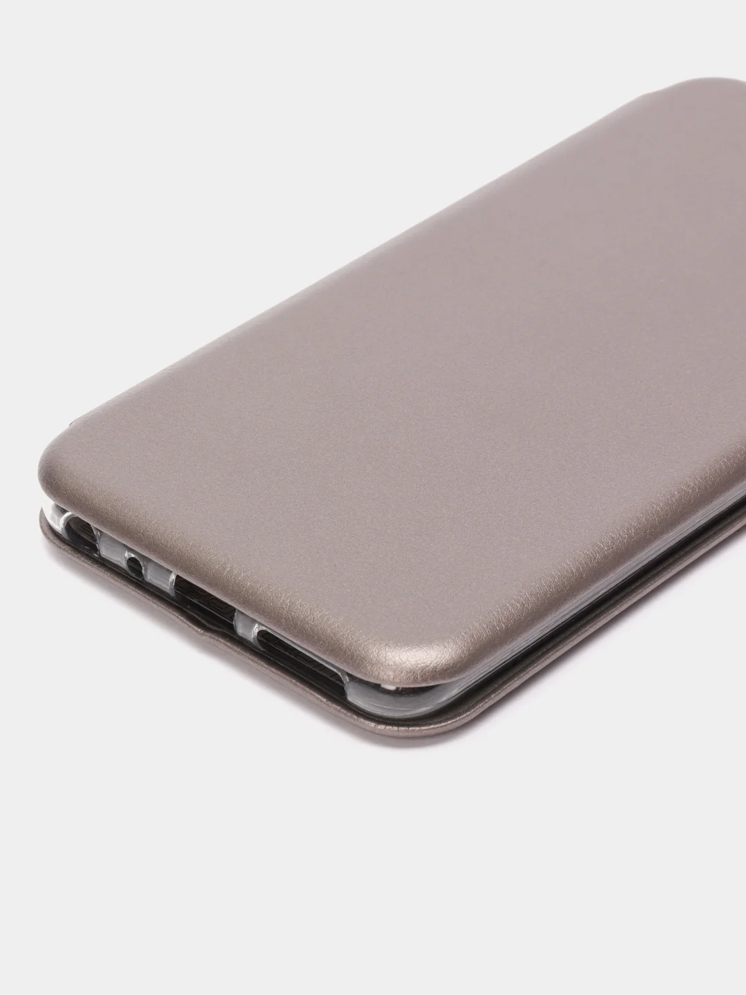 Серебряный чехол книжка на Xiaomi Redmi Note 5 / Note 5 Pro, Сяоми Редми Нот 5 / Нот 5 Про