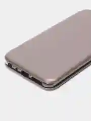Серебряный чехол книжка на Xiaomi Redmi Note 5 / Note 5 Pro, Сяоми Редми Нот 5 / Нот 5 Про