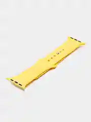 Желтый силиконовый ремешок для Apple Watch 3, 4, 5, 6, 7, SE на 38/42/40/44