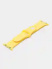 Желтый силиконовый ремешок для Apple Watch 3, 4, 5, 6, 7, SE на 38/42/40/44